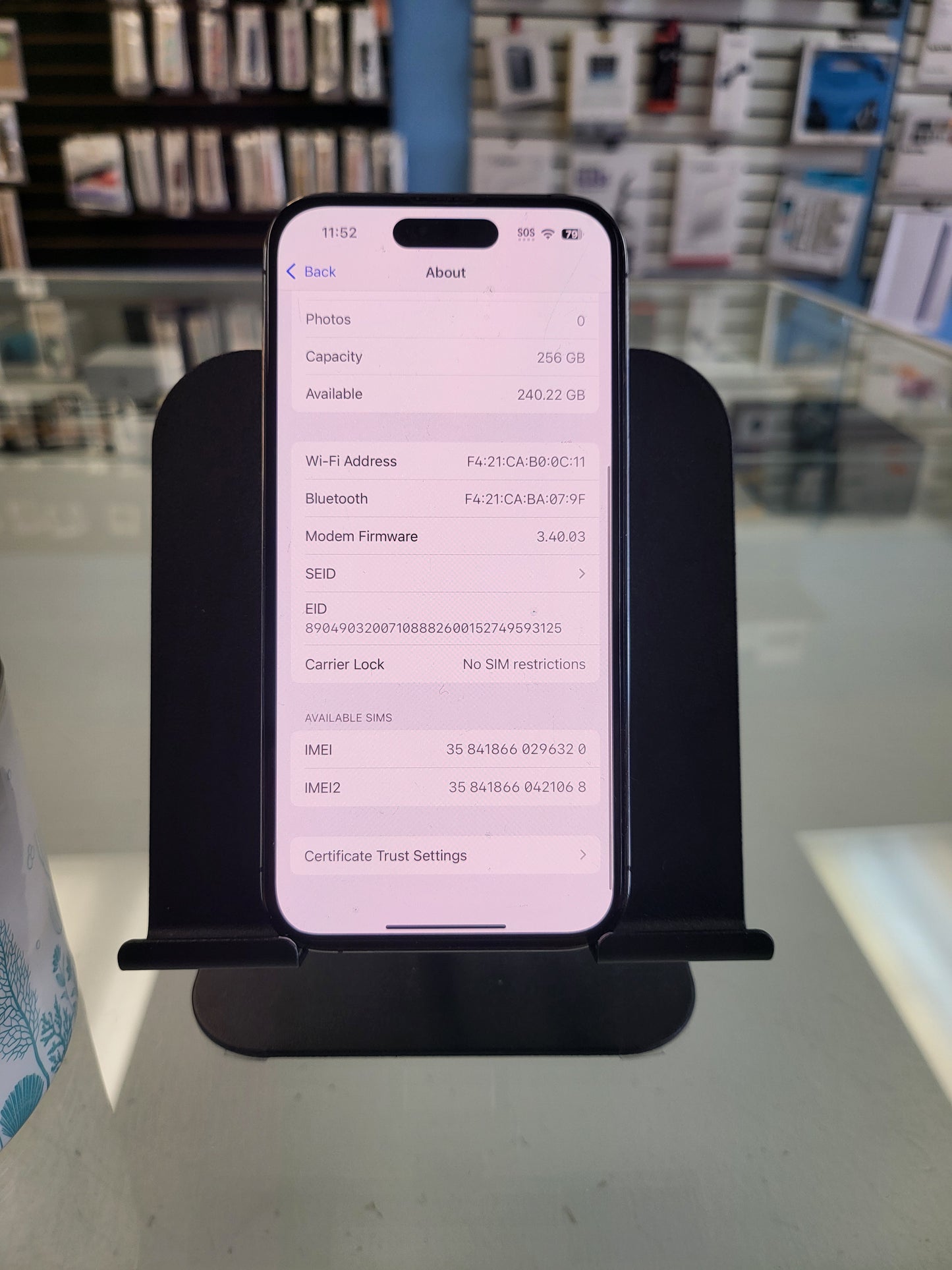 iPhone 14 Pro 256GB Deep Purple (Unlocked)