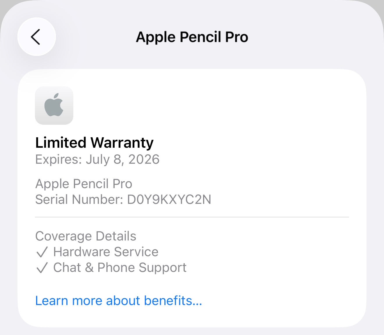 Apple Pencil Pro for iPad Pro M4/5 & iPad Air M2/3 With Apple Warranty Till 2026