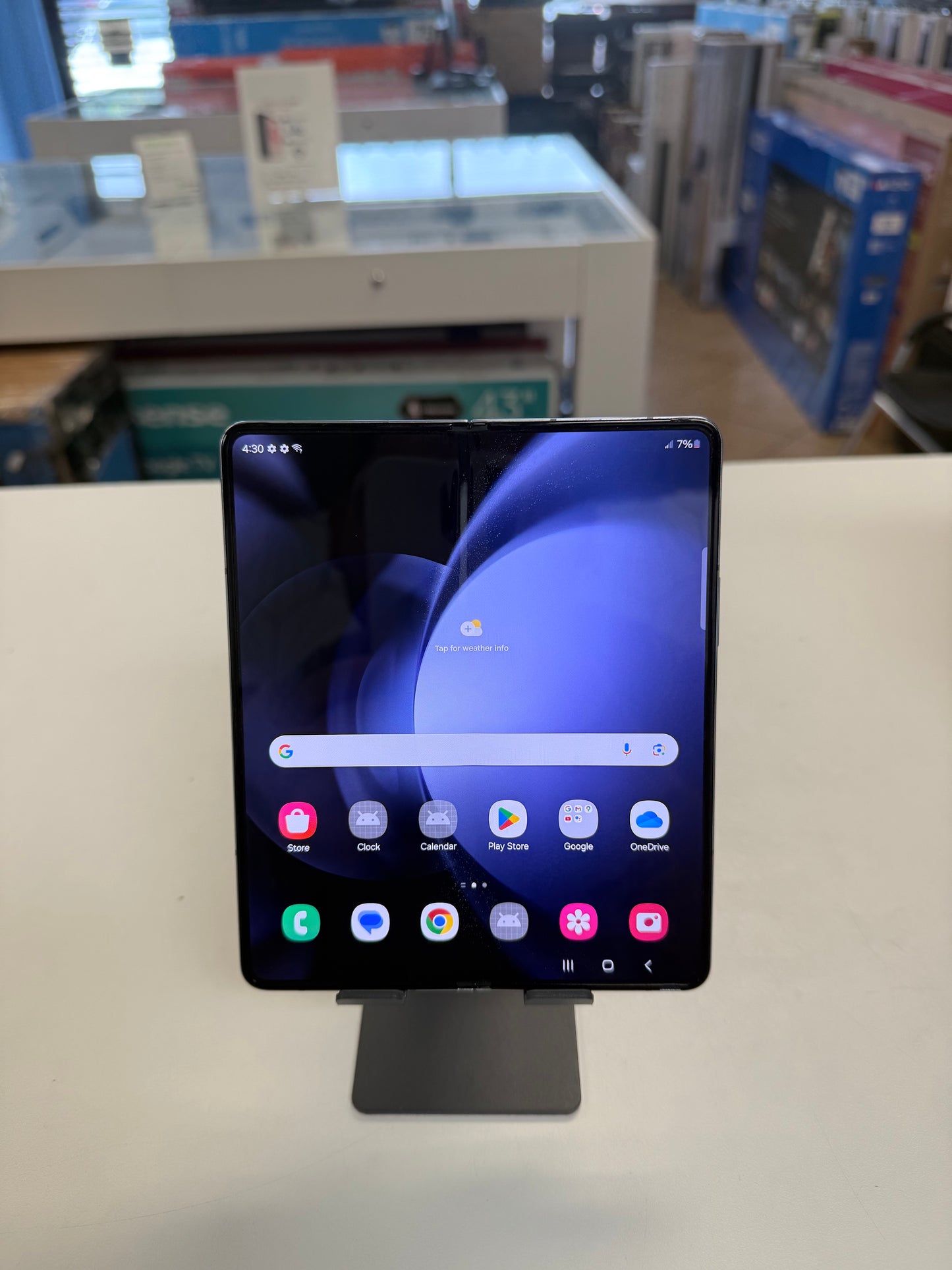 Samsung Galaxy Z Fold5 - 512 GB - Icy Blue (Unlocked) Excellent Condition