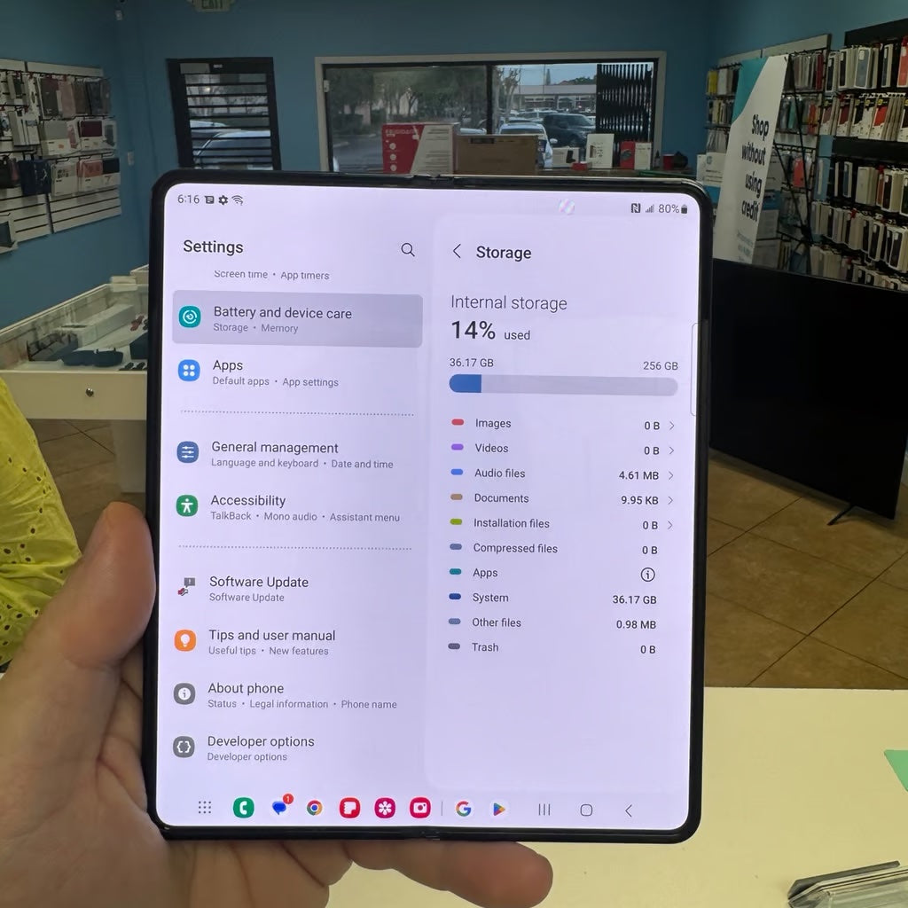 Samsung Galaxy Fold Z4 256GB Unlocked Perfect Condition