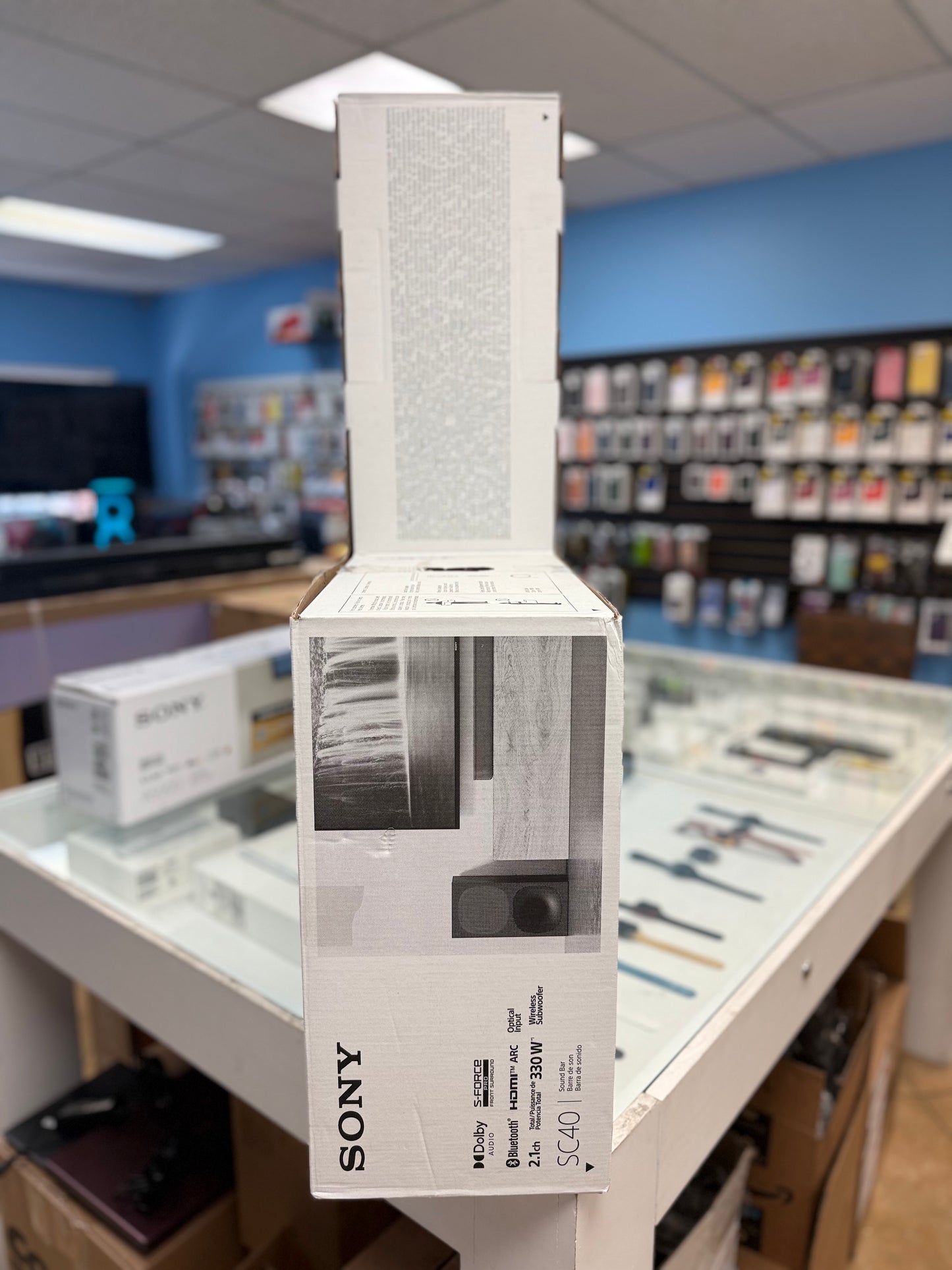 Sony Sound Bar and subwoofer wireless New full entertainment system