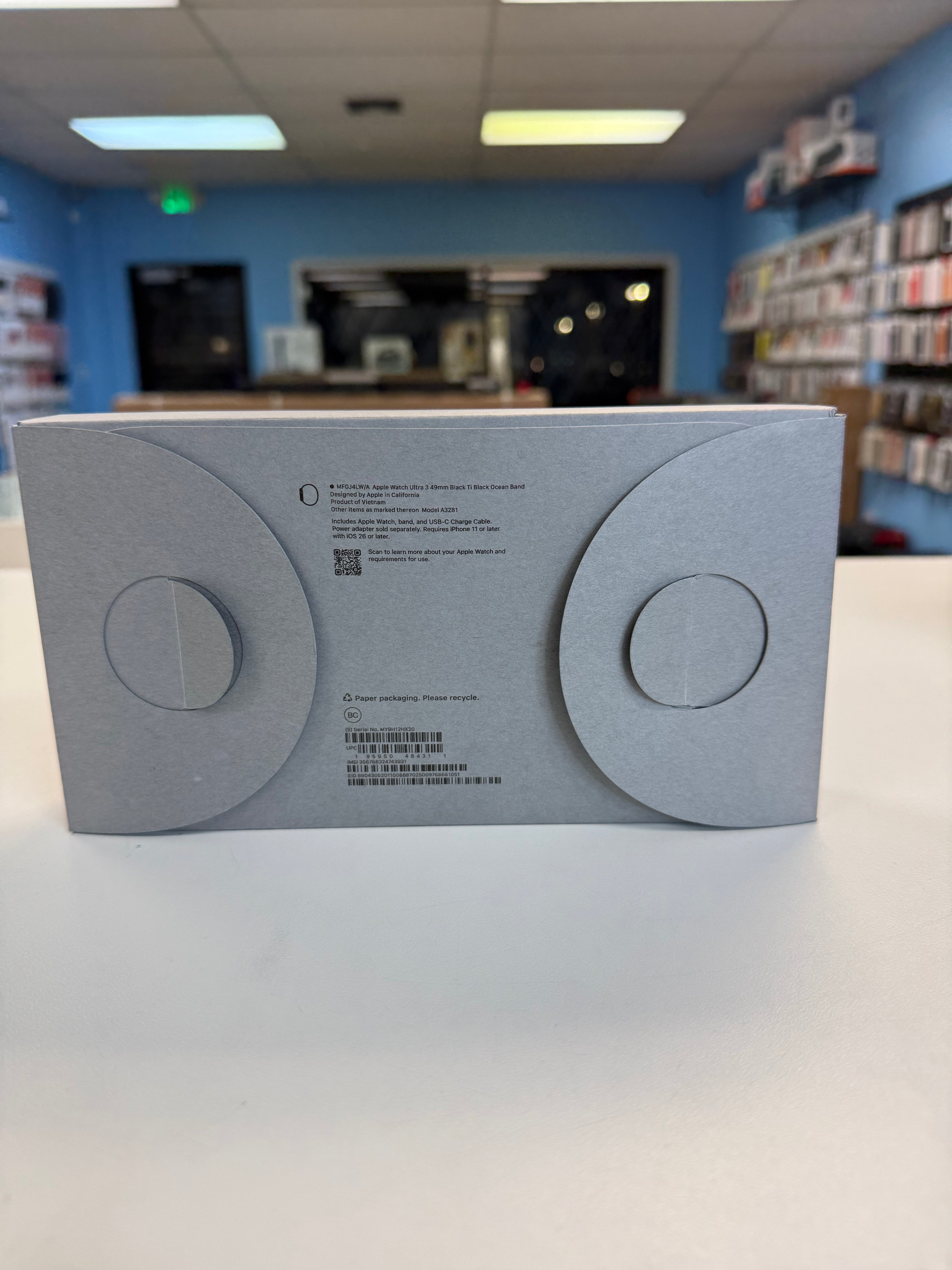 Apple Watch Ultra 3 49mm GPS Cellular Titanium Case Apple Warranty Till Sep 2026