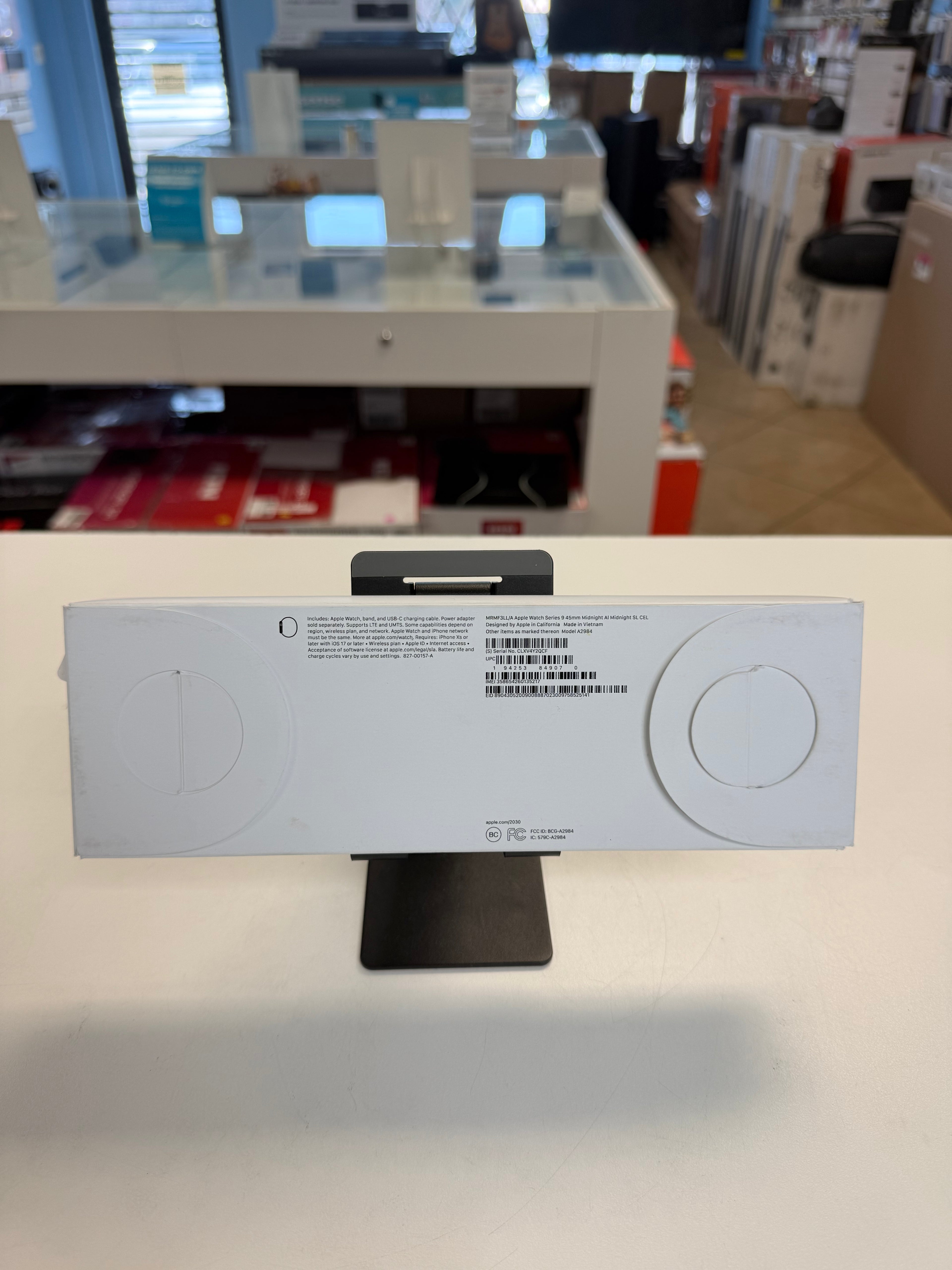 Apple Watch Series 9 - GPS + Cell 45mm Aluminum Case with Midnight New Sealed