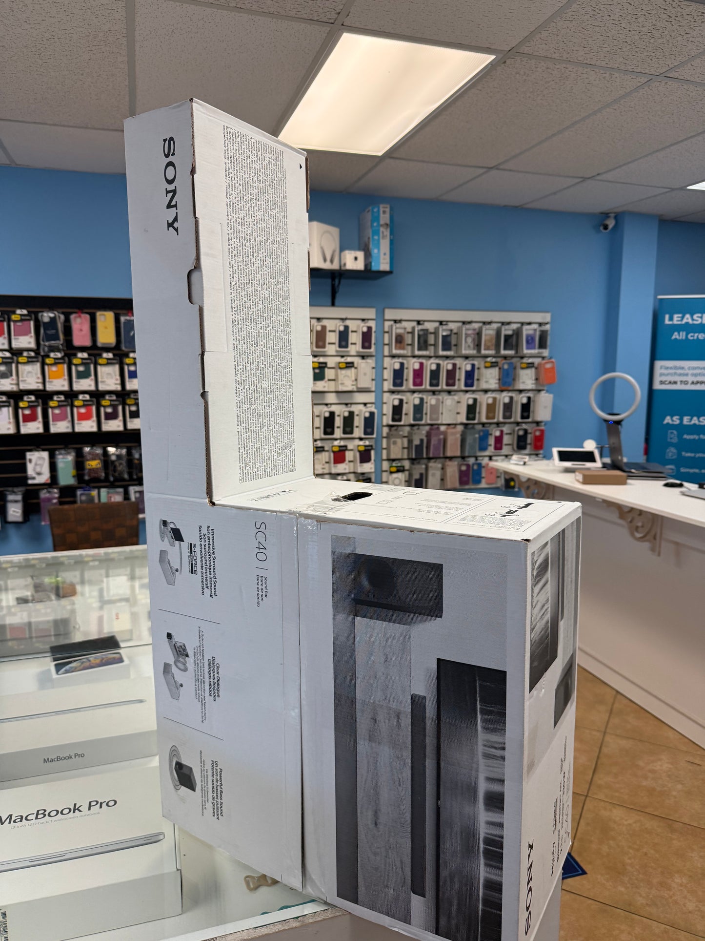 Sony Sound Bar and subwoofer wireless New full entertainment system