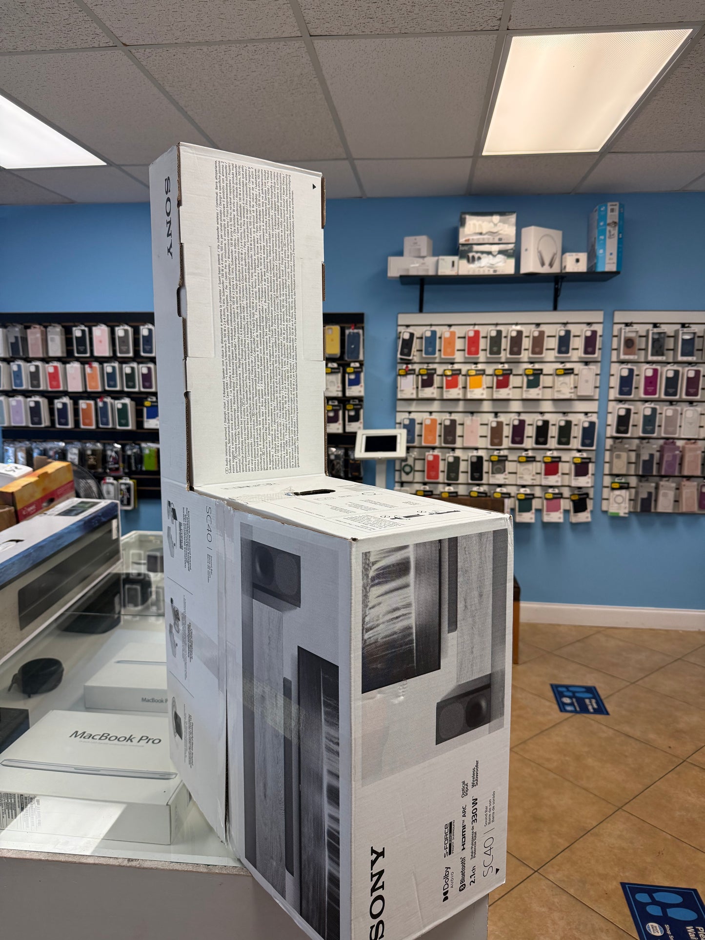 Sony Sound Bar and subwoofer wireless New full entertainment system