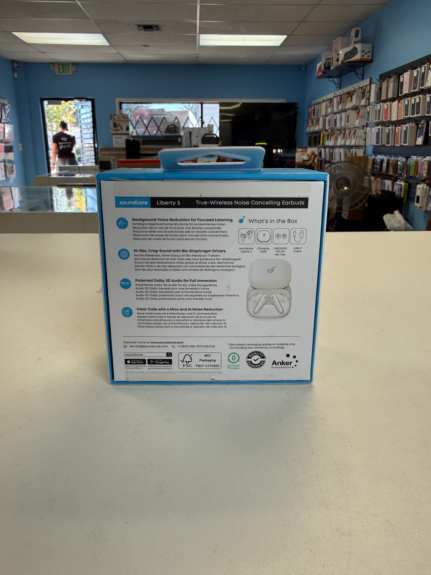 Soundcore Liberty 5 Wireless Earbuds ANC 3.0 2x Stronger Voice Reduction Dolby