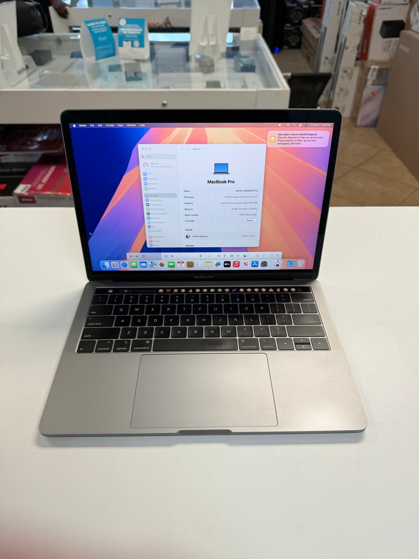 MacBook Pro 13inch 2019