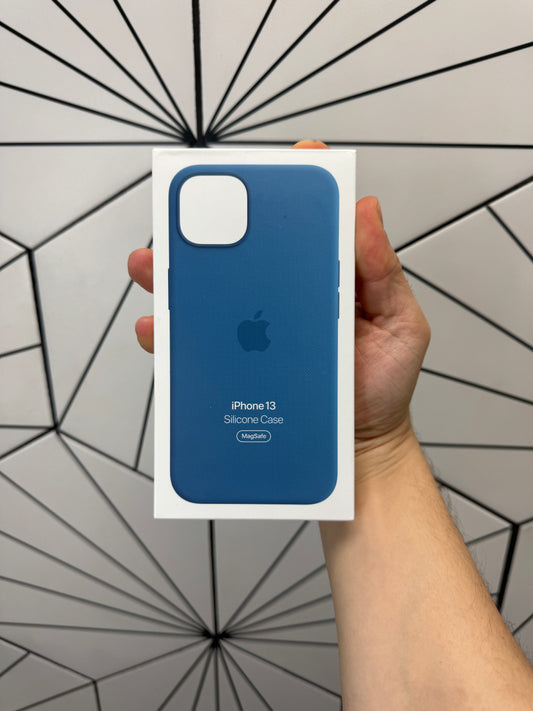 iPhone 13 Silicone Case Blue Jay Apple Original MagSafe Case