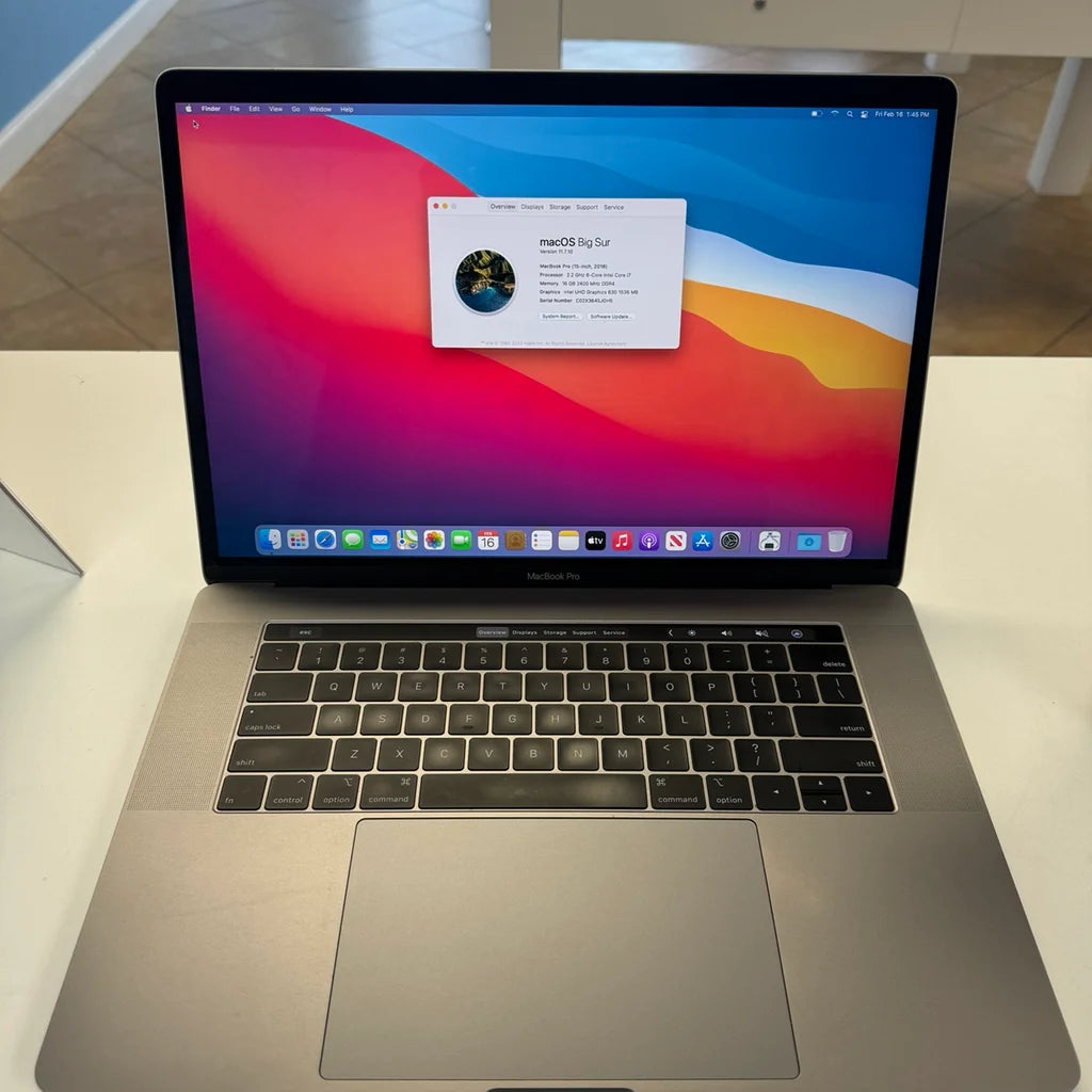 MacBook Pro 15inch TouchBar I7/16/1tb With A lot Of Apps